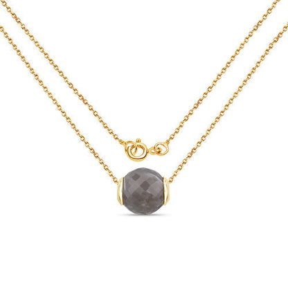 16.79 Carat Genuine Grey Moonstone .925 Sterling Silver Pendant Bids.com