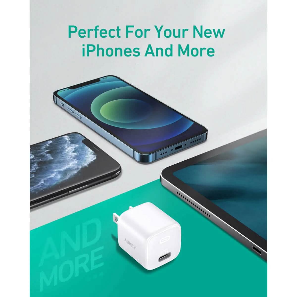 PA-B1 Omnia Mini 20W USB C PD Charger White DailySale