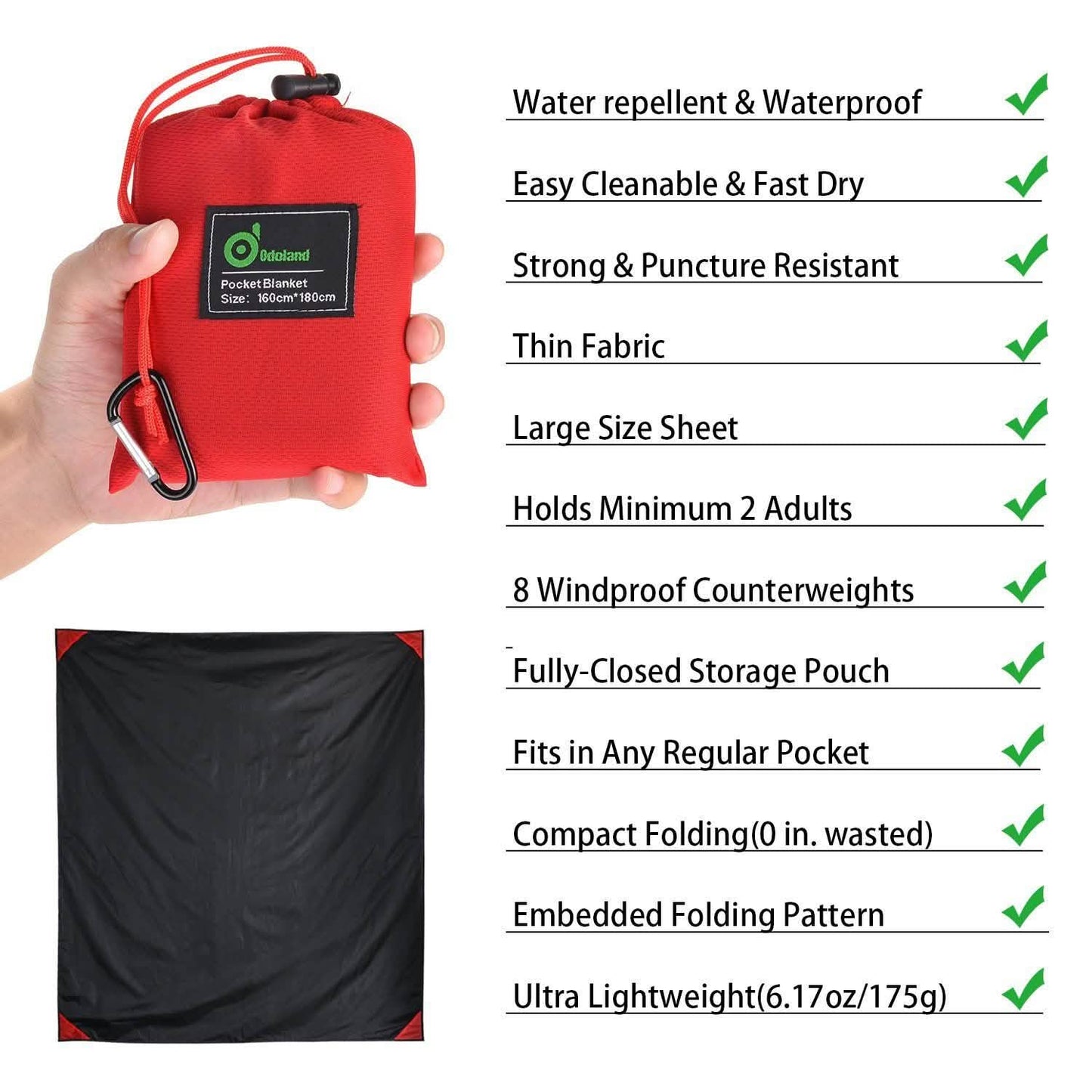 Packable Lightweight Pocket Size Blanket DailySale