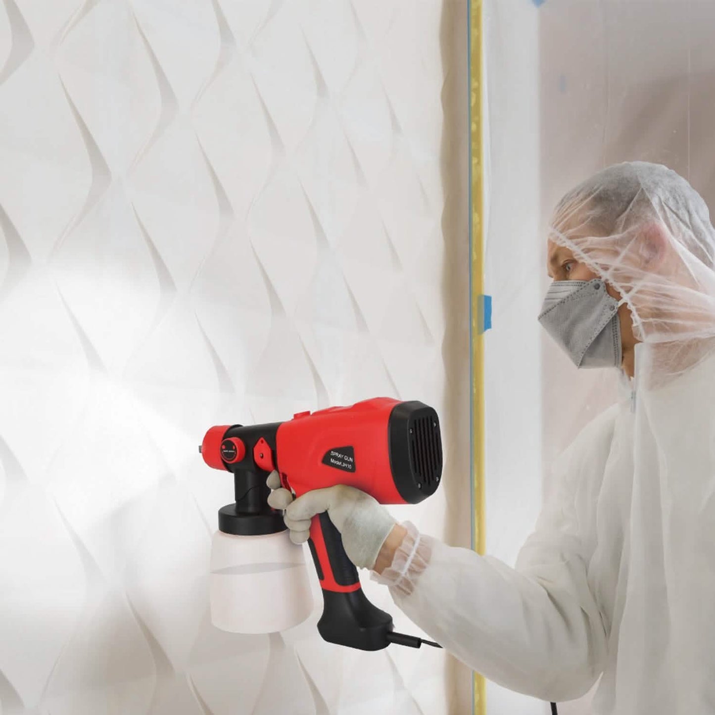 Paint Sprayer HVLP Handheld Painter with 3 Spray Patterns DailySale