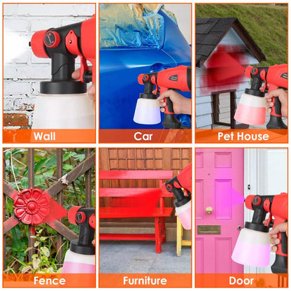 Paint Sprayer HVLP Handheld Painter with 3 Spray Patterns DailySale