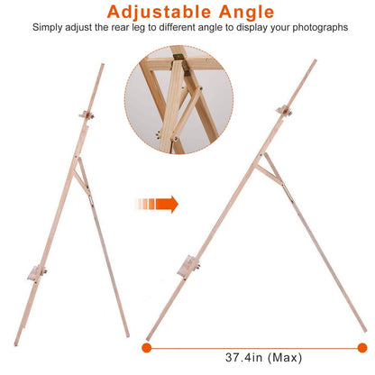 Painting Easel Stand Wooden Inclinable A Frame Tripod DailySale