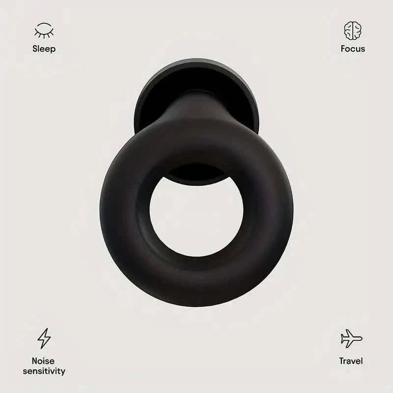 Pair of Super Soft, Reusable Silicone Ear Plugs DailySale