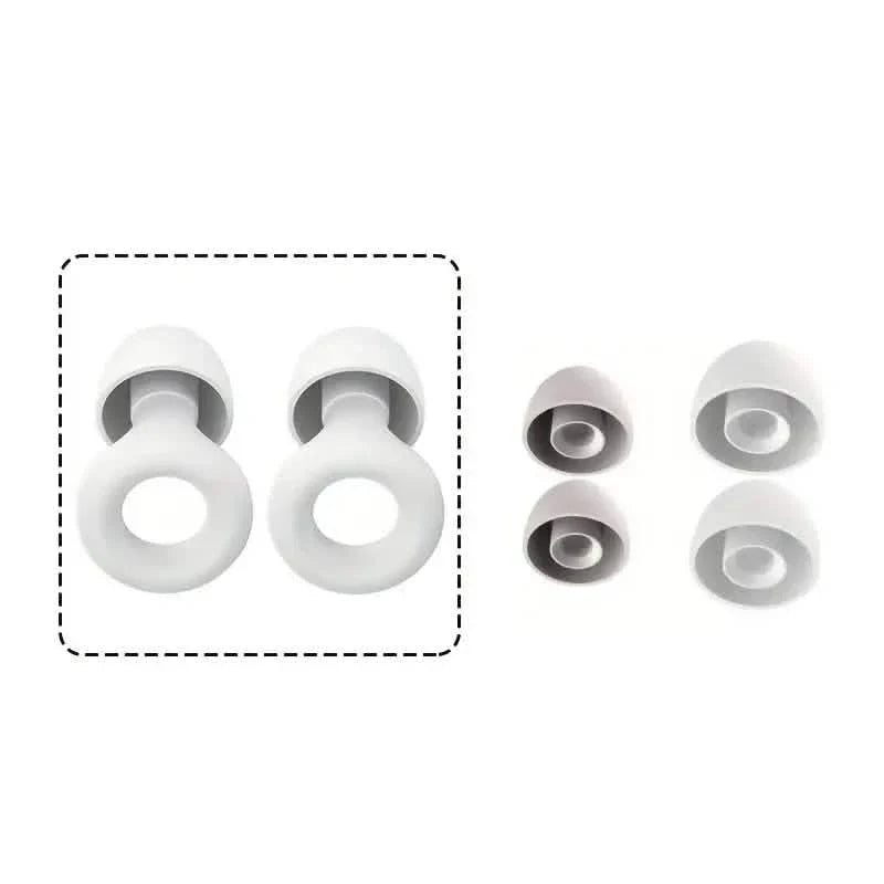 Pair of Super Soft, Reusable Silicone Ear Plugs DailySale