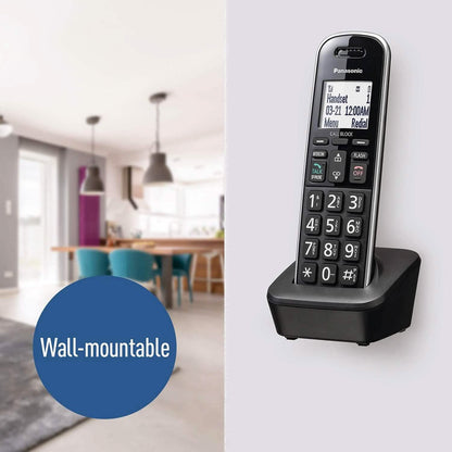 Panasonic Expandable Corded/Cordless Phone System with Answering Machine and One Touch Call Blocking – 2 Handsets  (Refurbished) DailySale