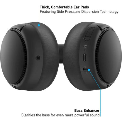 Panasonic RB-M300B Deep Bass Wireless Bluetooth Immersive Headphones DailySale
