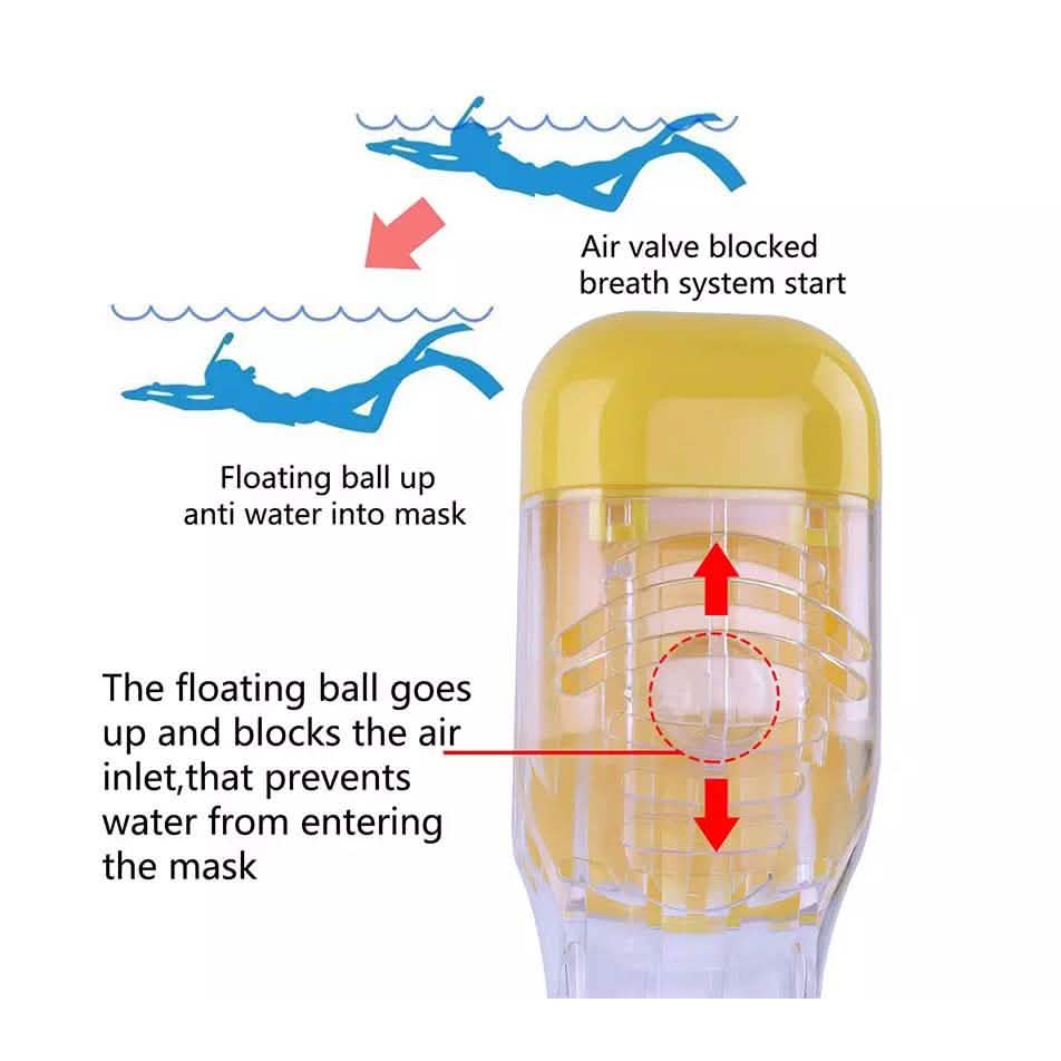 Panoramic Snorkeling Mask Full Face GoPro Compatible Snorkel Mask Scuba Mask DailySale