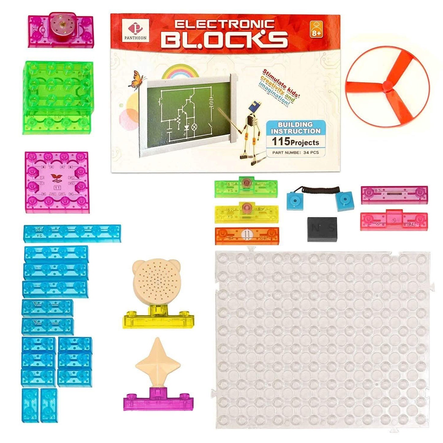 Pantheon Circuit Kit with Lighted Bricks DailySale