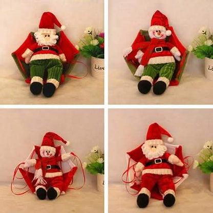 Parachute Snowman Santa Claus Ornament DailySale
