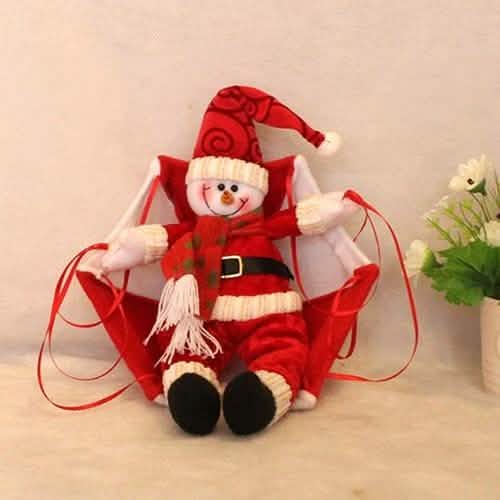 Parachute Snowman Santa Claus Ornament DailySale
