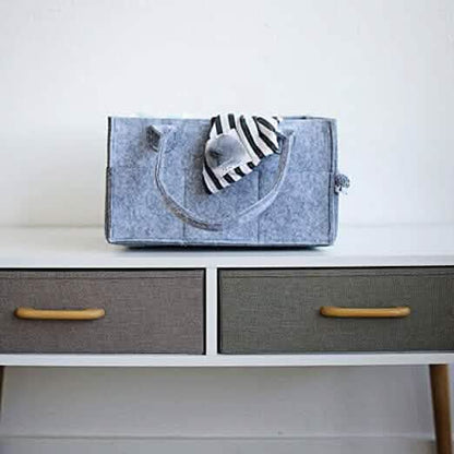Parker Baby Diaper Caddy - Nursery Storage Bin and Car Organizer for Diapers and Baby Wipes DailySale