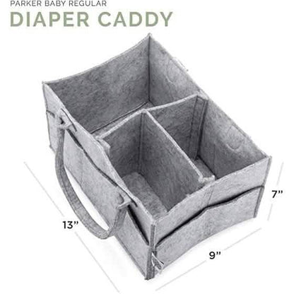 Parker Baby Diaper Caddy - Nursery Storage Bin and Car Organizer for Diapers and Baby Wipes DailySale