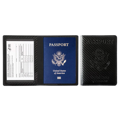 Passport Holder with Vaccination Card Protector DailySale