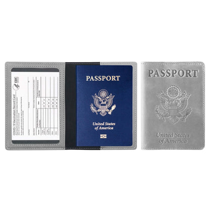 Passport Holder with Vaccination Card Protector DailySale