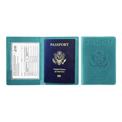 Passport Holder with Vaccination Card Protector DailySale