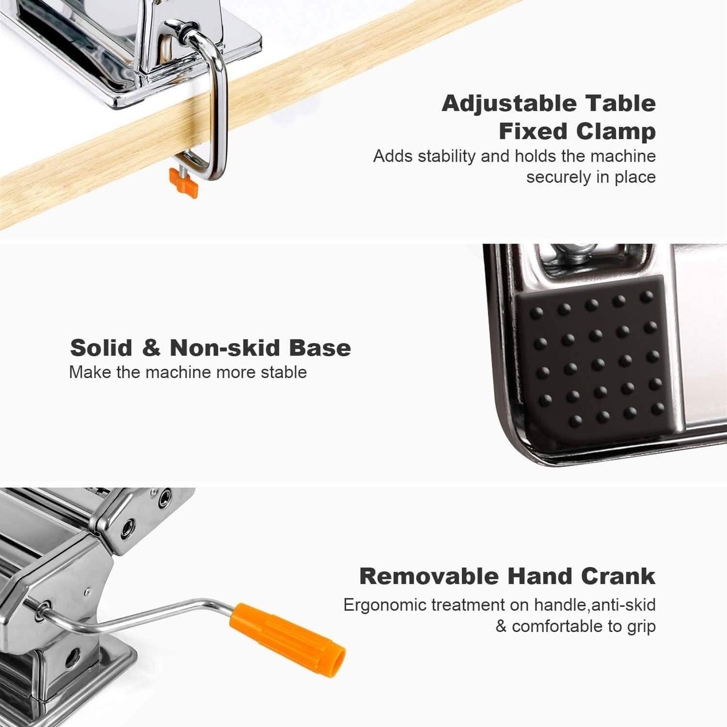 Pasta Maker Roller Machine Fettuccine DailySale
