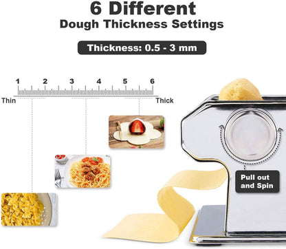 Pasta Maker Roller Machine Fettuccine DailySale