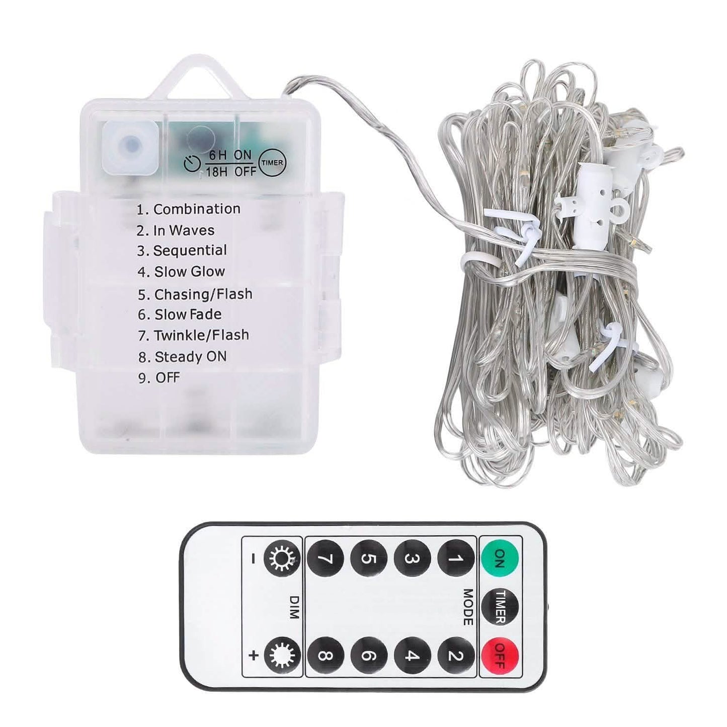 Patio Umbrella Lights 8 Lighting Mode with Remote Control DailySale