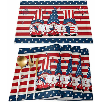 Patriotic Stars Placemats Set DailySale