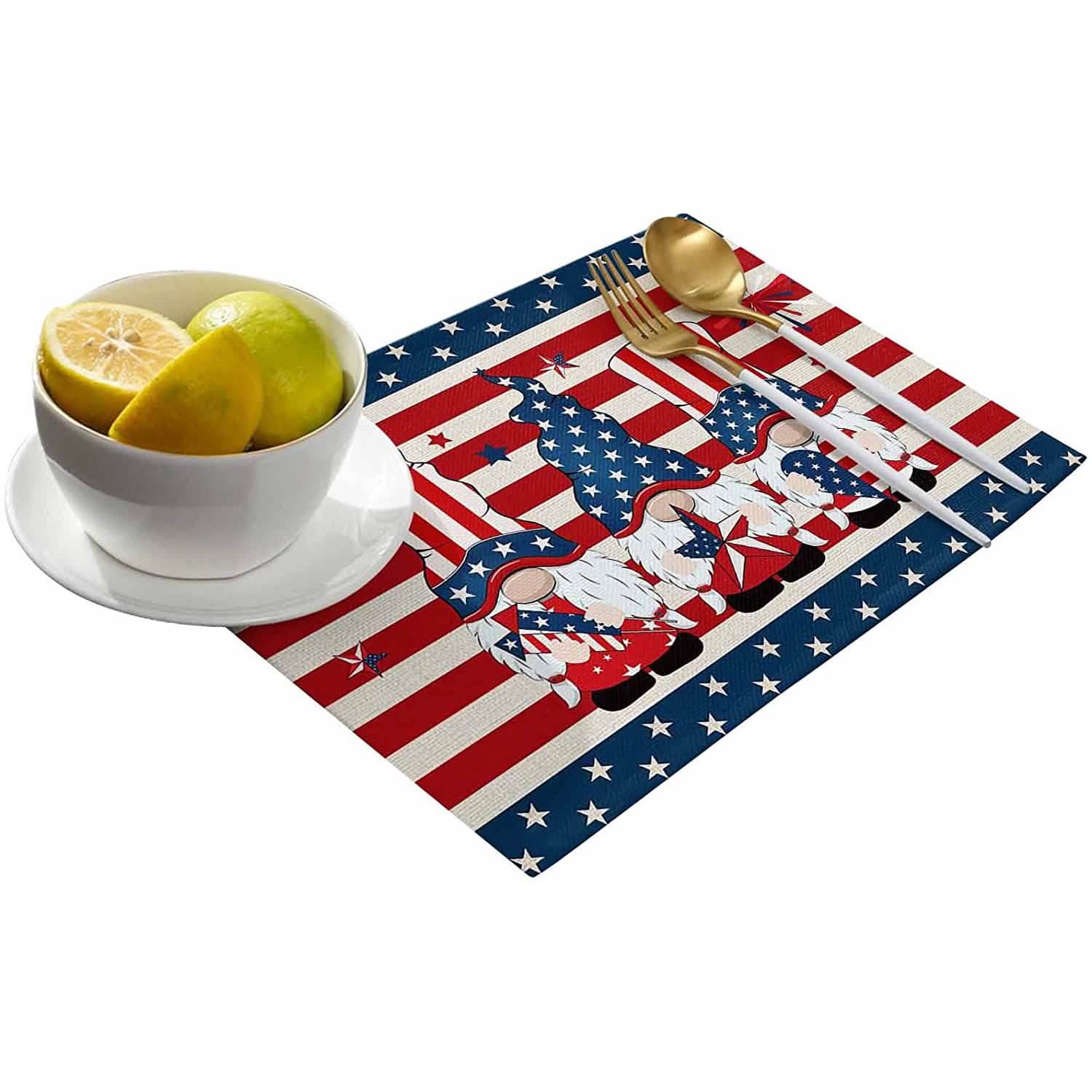 Patriotic Stars Placemats Set DailySale