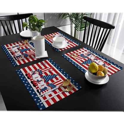 Patriotic Stars Placemats Set DailySale