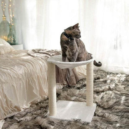 Paws & Pals 3-in-1 Cat Scratching Post with Hammock and Toy DailySale