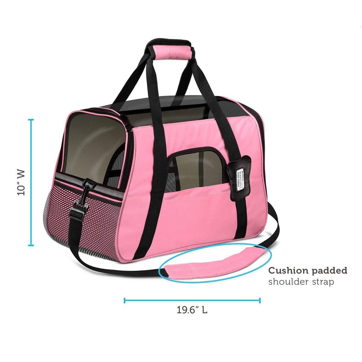 Paws & Pals Airline Approved Soft Sided Pet Carrier DailySale