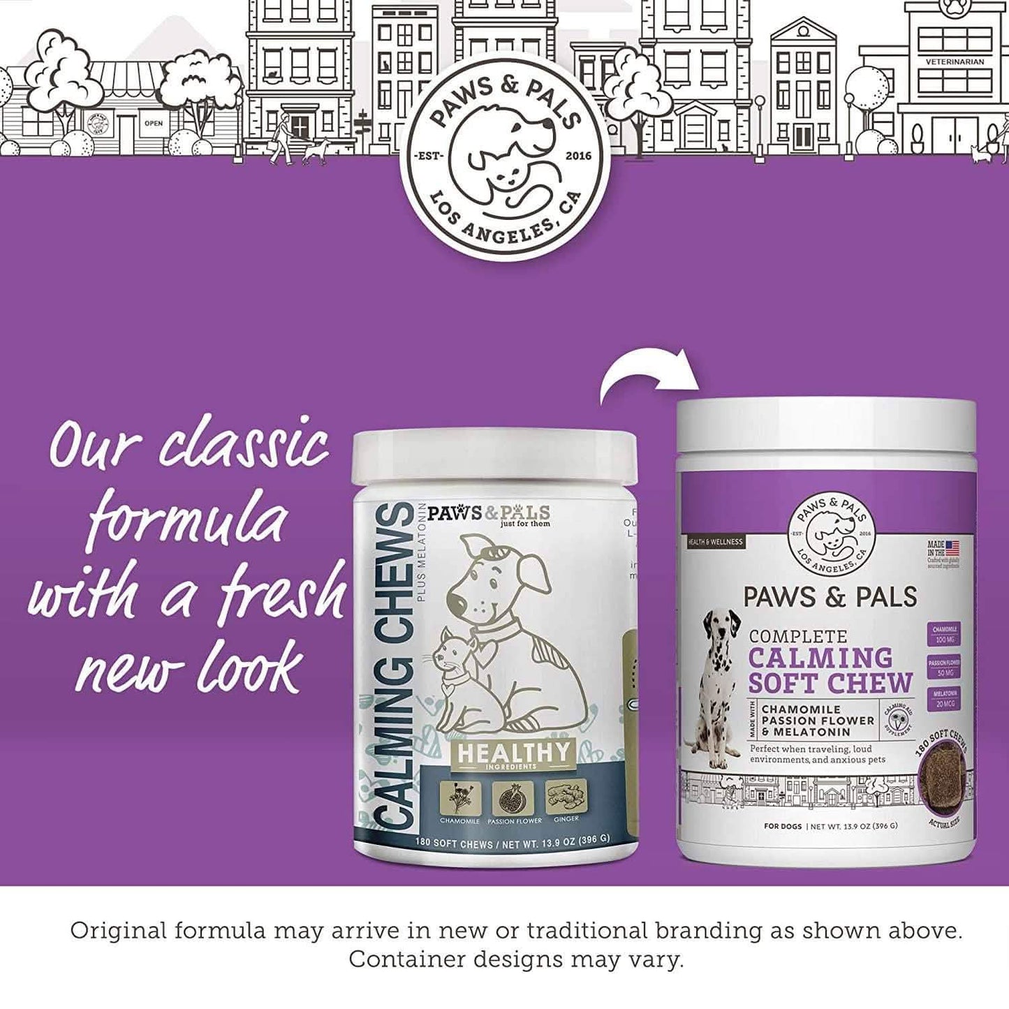 Paws & Pals Dog Calming Treats - Pet Anti Anxiety Supplement DailySale