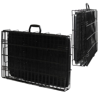Paws & Pals Double Door Wire Dog Crate with Tray DailySale
