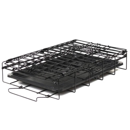 Paws & Pals Double Door Wire Dog Crate with Tray DailySale