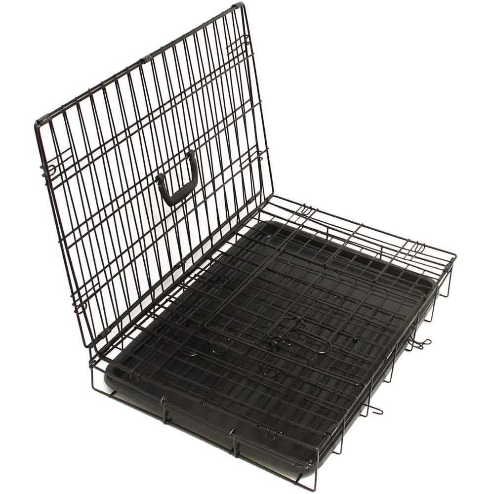 Paws & Pals Double Door Wire Dog Crate with Tray DailySale