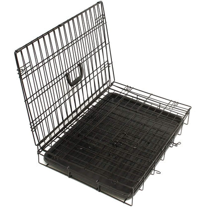 Paws & Pals Double Door Wire Dog Crate with Tray DailySale