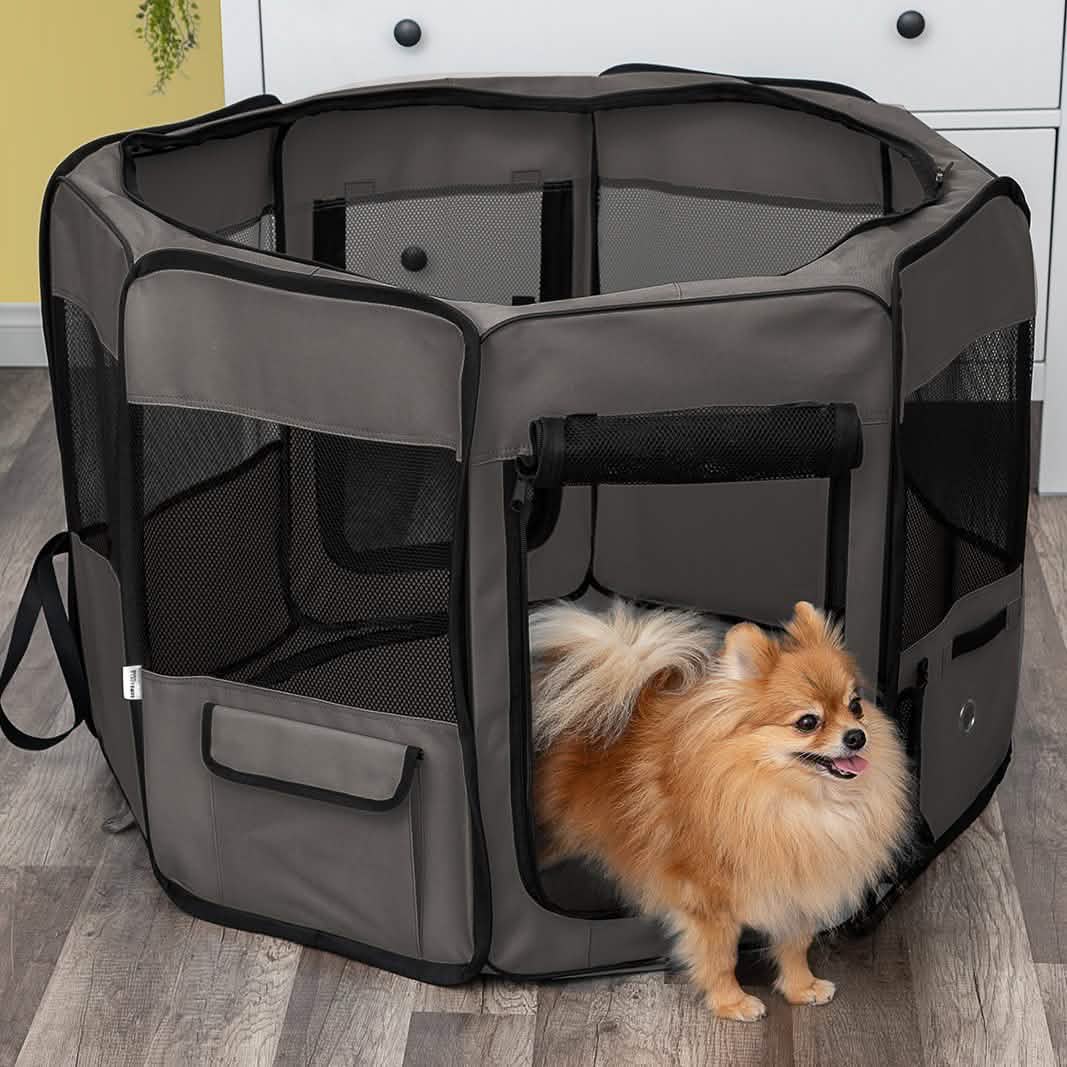 Paws & Pals Portable Pet Playpen with Blanket DailySale