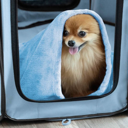 Paws & Pals Portable Pet Playpen with Blanket DailySale