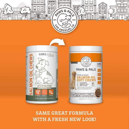 Paws & Pals Wild Alaskan Salmon Fish Oil Omega 3 and 6 for Dogs and Cats DailySale