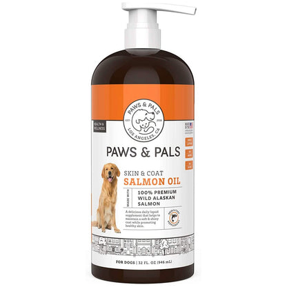 Paws & Pals Wild Alaskan Salmon Oil for Dogs and Cats - 32oz DailySale