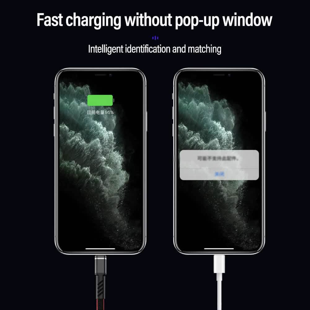 PBG 3-in-1 Cable Mesh/Nylon Braided HQ Multi Device Charging (Lightning, USB-C , Micro) DailySale