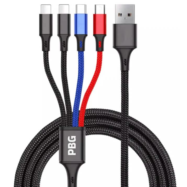 PBG 4-in-1 Cable 3A Nylon Braided DailySale