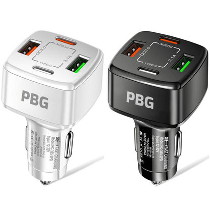PBG 4 Port Car Charger 2 PD Ports and 2 USB Ports DailySale