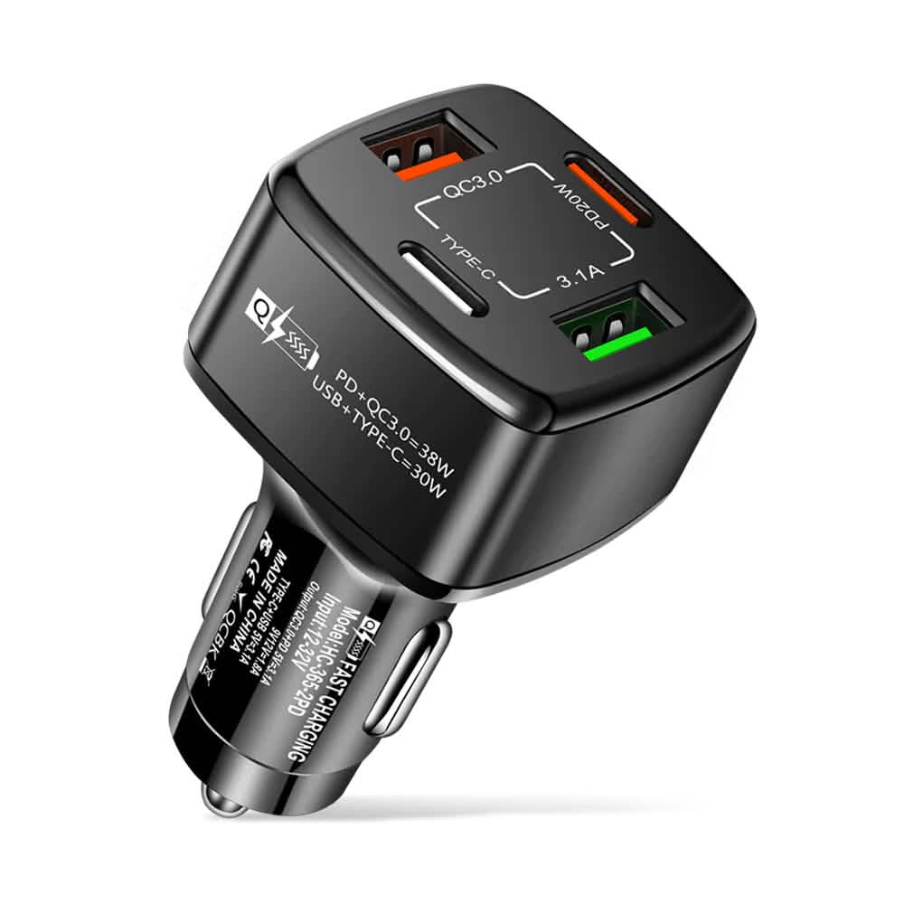 PBG 4 Port Car Charger 2 PD Ports and 2 USB Ports DailySale