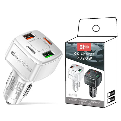 PBG 4 Port Car Charger 2 PD Ports and 2 USB Ports DailySale