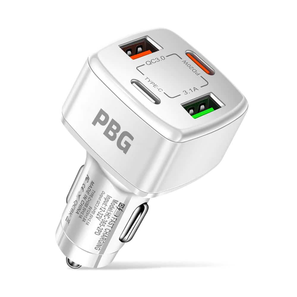PBG 4 Port Car Charger 2 PD Ports and 2 USB Ports DailySale
