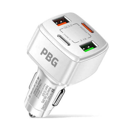 PBG 4 Port Car Charger 2 PD Ports and 2 USB Ports DailySale