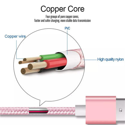 PBG XL 10Ft. Lightning Cable's Nylon Woven Protection DailySale
