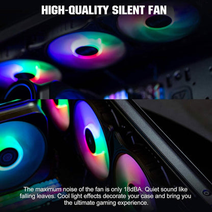 PCCOOLER 120MM Case Fan 3 Pack FX120 High Performance Cooling PC Fans  (Refurbished) DailySale