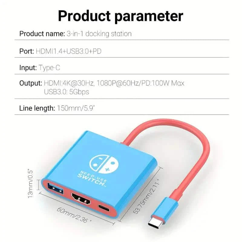 PD100W Docking Station For Nintendo Switch DailySale