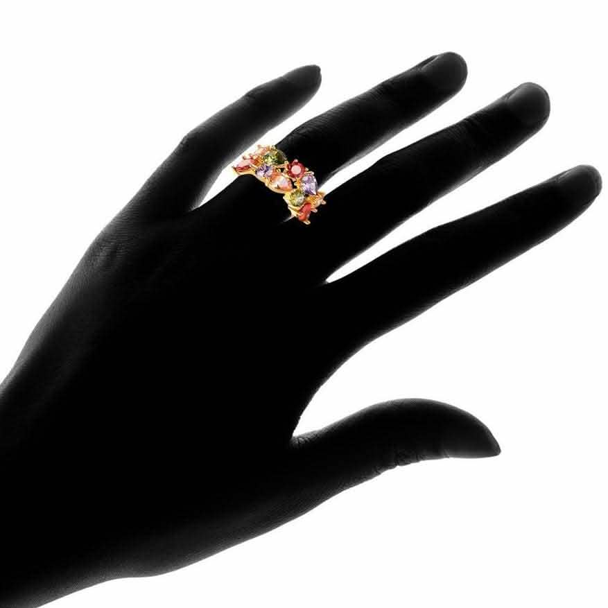 Peermont Lab-Created Multi Gemstone Ring - Assorted Sizes DailySale