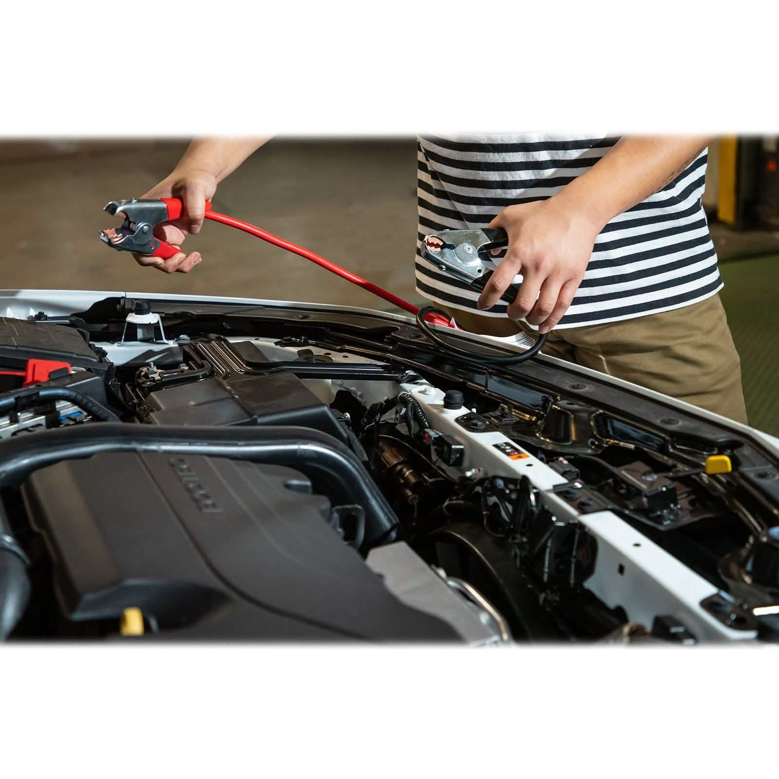 Pennzoil Jumper Cable 4 Gauge 25 Feet Heavy Duty Battery Booster with Travel Bag DailySale