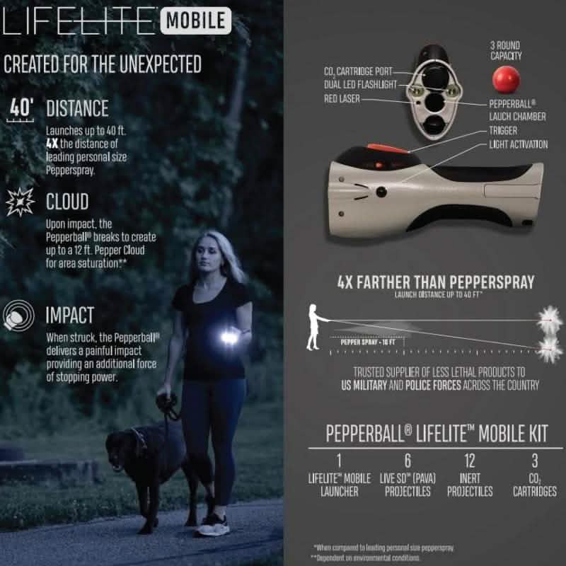PepperBall Lifelite Mobile Defense Launcher DailySale