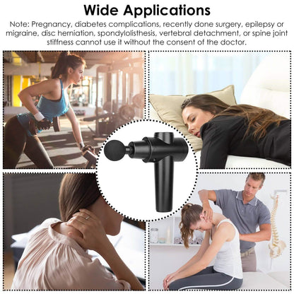 Percussion Digital Display Rechargeable Deep Tissue Vibration Massage Gun DailySale